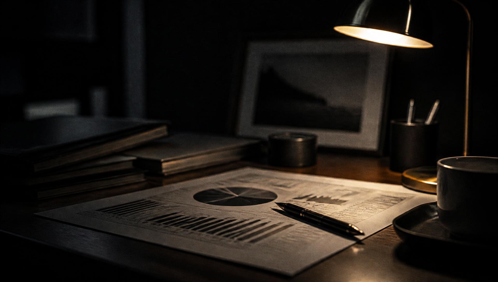 A phone and notebook beside a laptop
